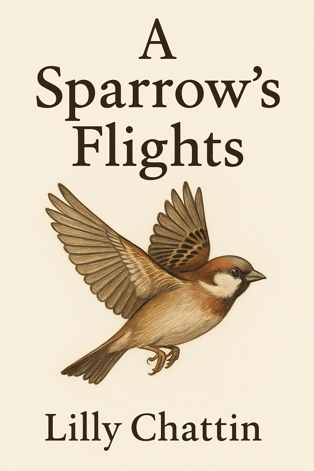 Literature Cover: A Sparrow's Flights by Lilly Chattin
